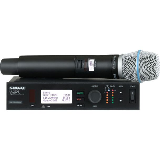 Shure ULXD24/B87A ULX-D-Digital Handheld Wireless System