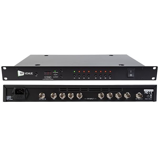 RF Venue 4 ZONE - Antenna Combiner for Wireless Systems