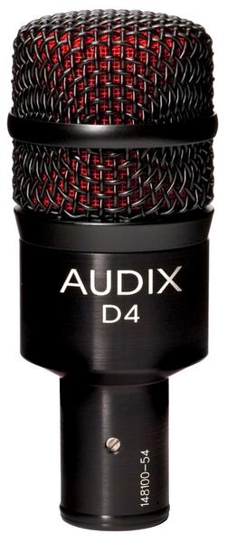 Audix D4 Dynamic Cardioid Kick Drum Microphone