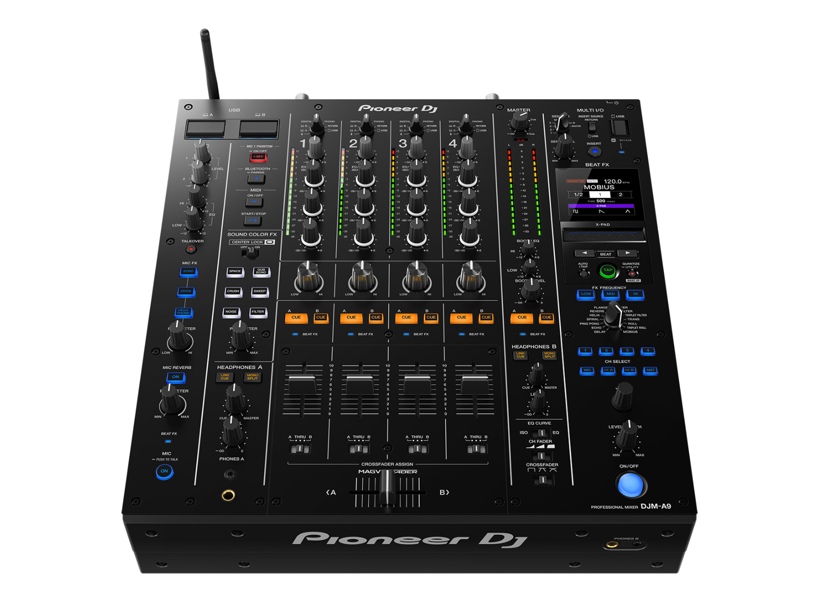 Pioneer DJM-A9 - Professional 4-Channel DJ Mixer