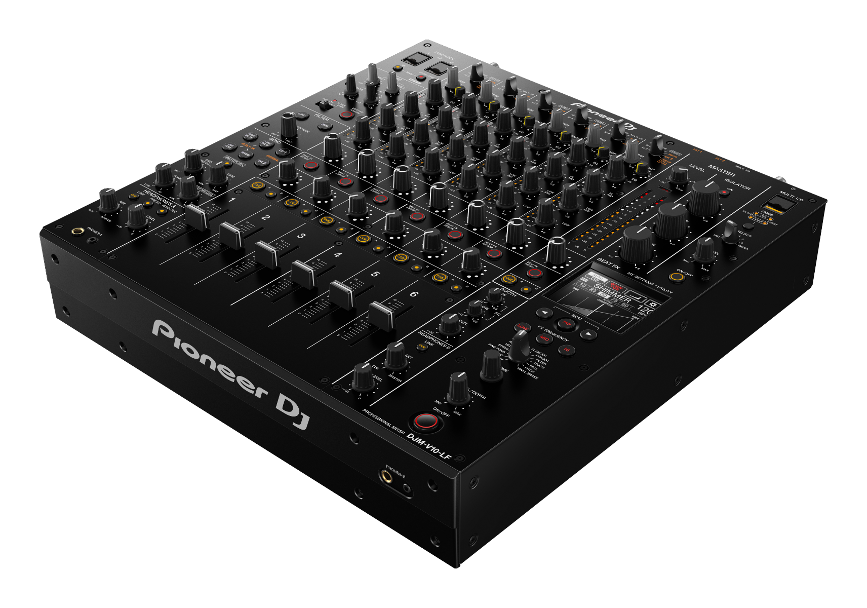 Pioneer DJM-V10-LF - 6-Channel Professional DJ Mixer with Long Fader