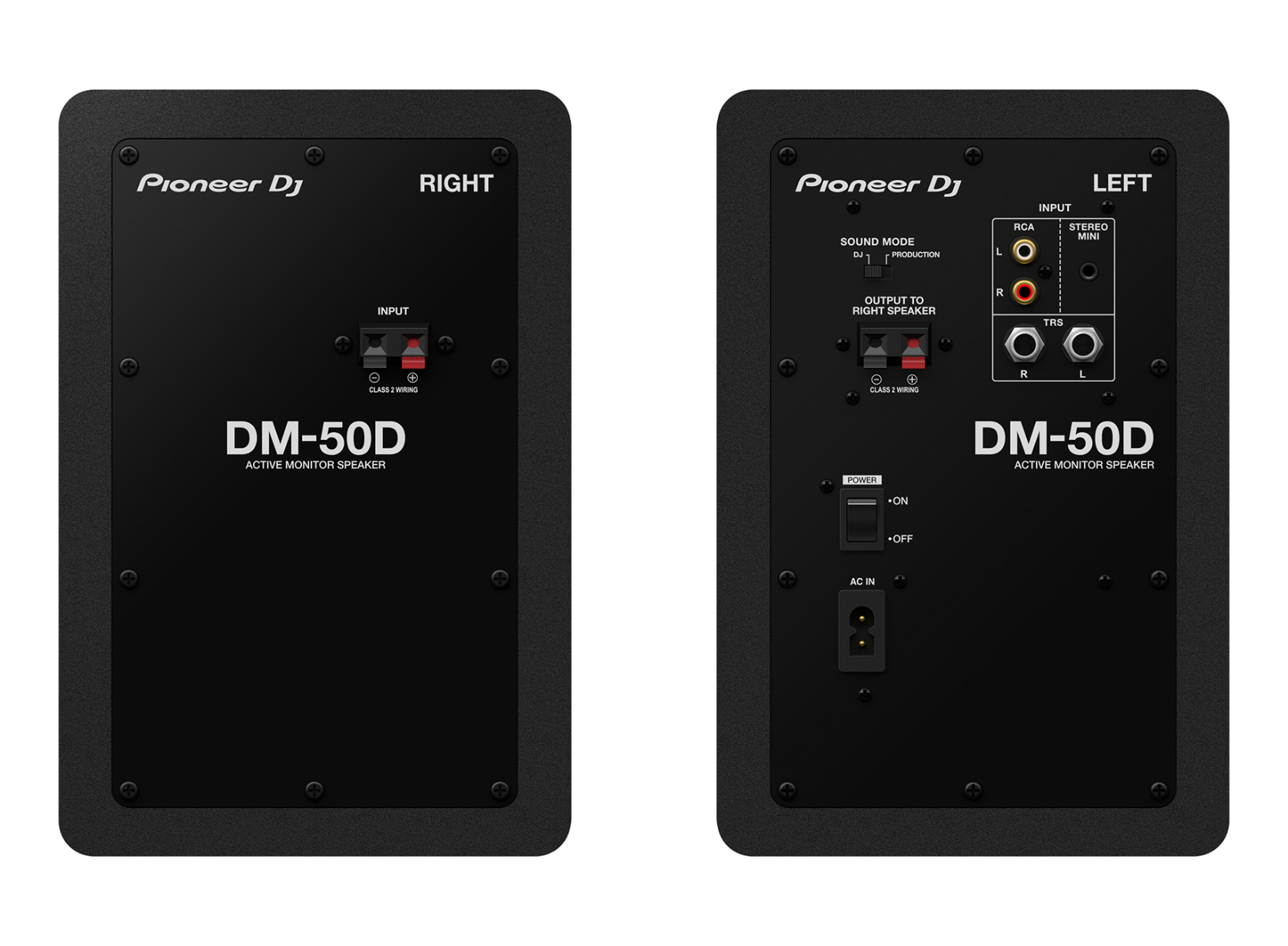 Pioneer DM-50D - 5" 25W Active Decktop Monitor (Pair)