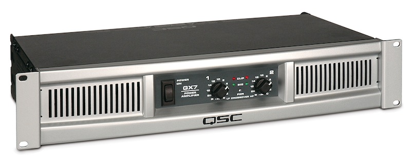QSC GX7 725W GX-Series Professional Power Amplifier