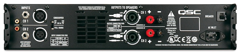 QSC GX7 725W GX-Series Professional Power Amplifier