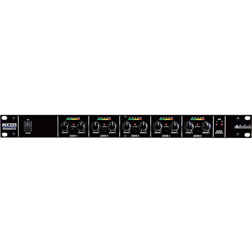 ART MX225 - 5-Channel Zone Distribution Mixer