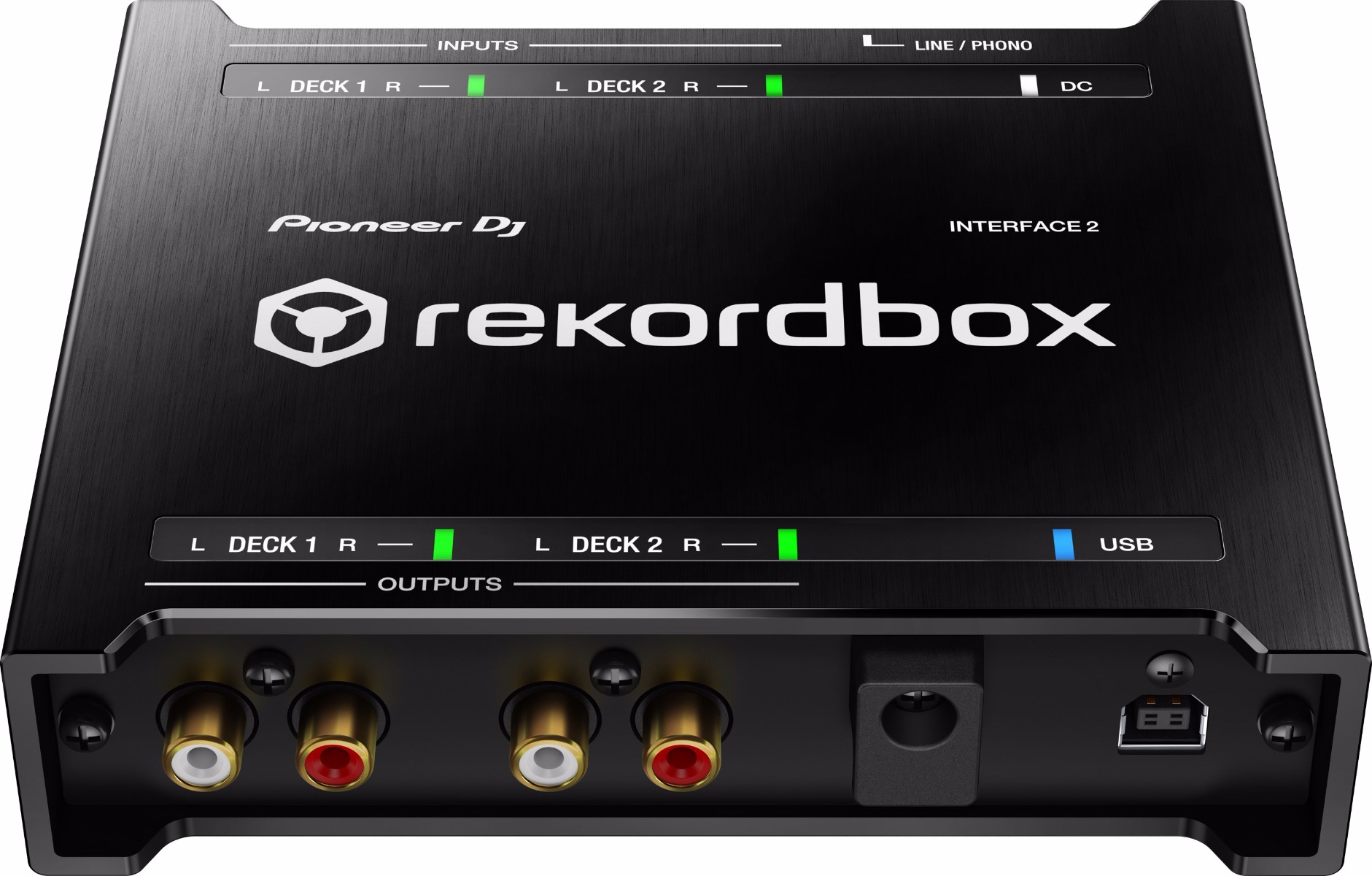 Pioneer INTERFACE 2 Audio Interface with rekordbox dj and DVS