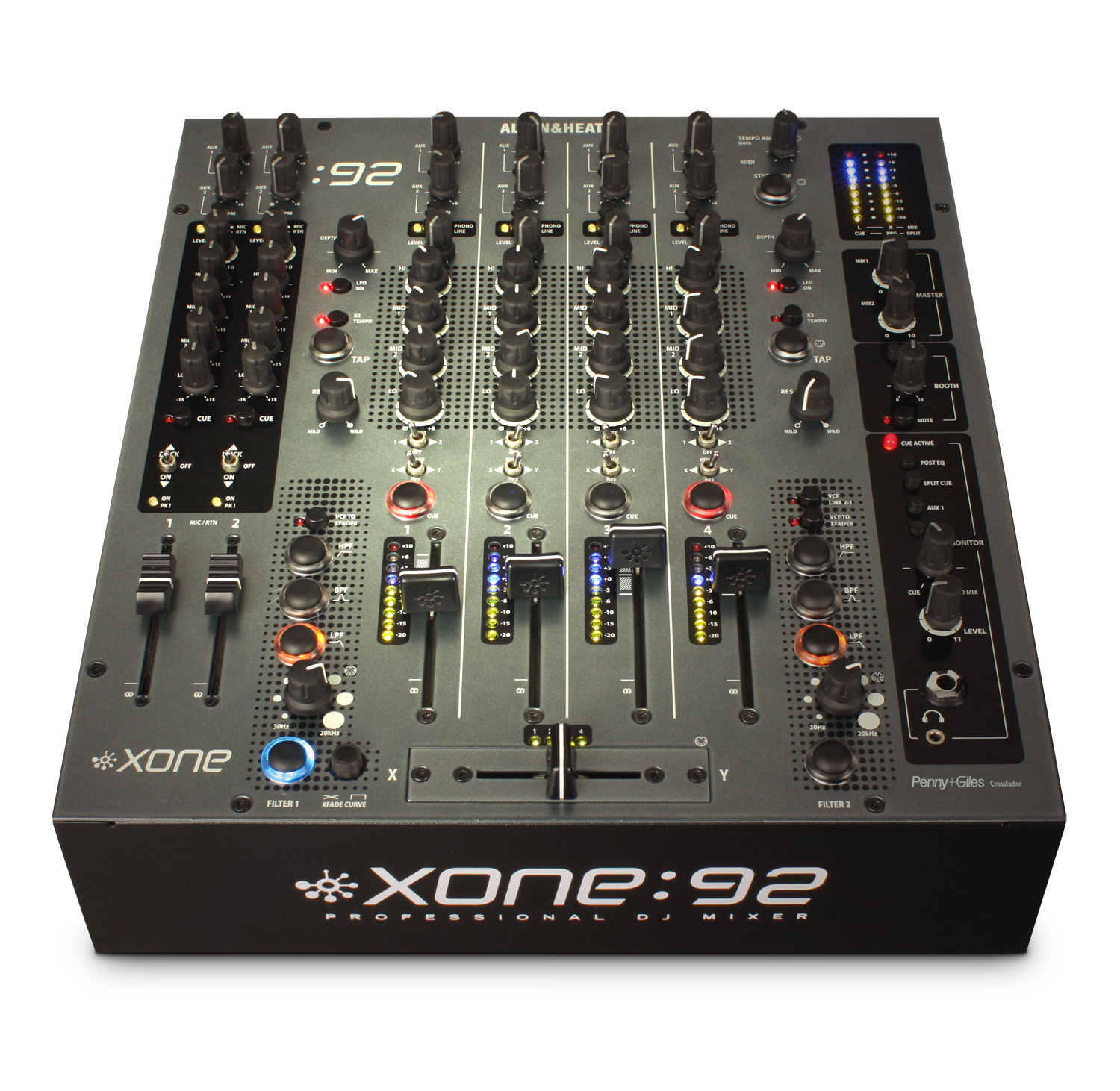 Allen Heath Xone 92 Professional 6 Channel Club DJ Mixer (Fader)