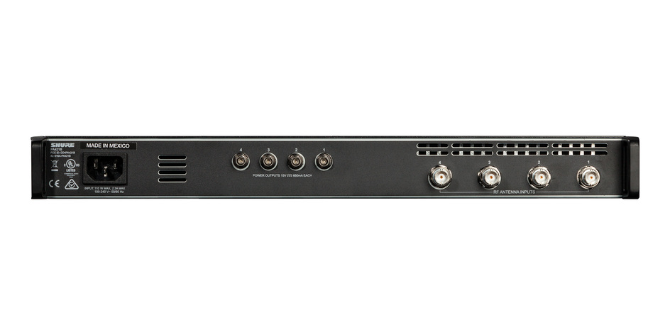 Shure PA421B - 4-Channel PSM Antenna Combiner