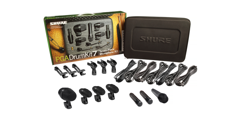 Shure PGADRUMKIT7 - 7-Piece Drum Microphone Kit
