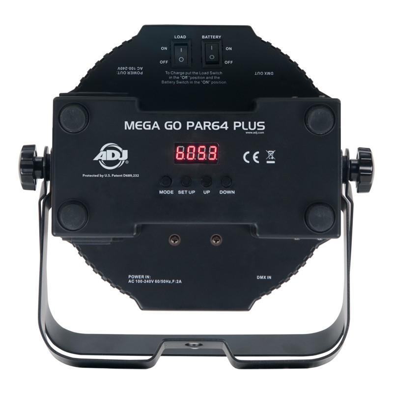 ADJ Mega Go Par64 Plus - RGB + UV Battery Powered Par Light 