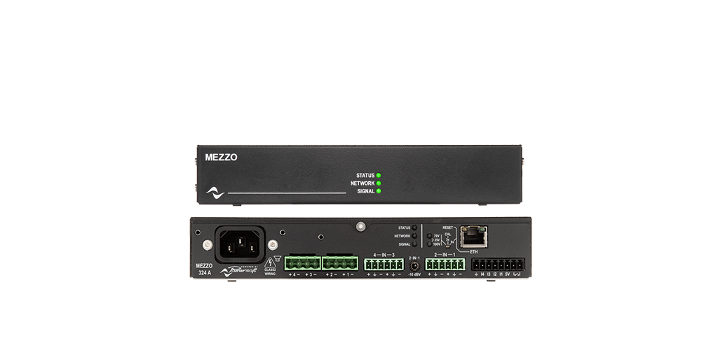 Powersoft MEZZO 324 A - 320W 4-Channel Amplifier with DSP