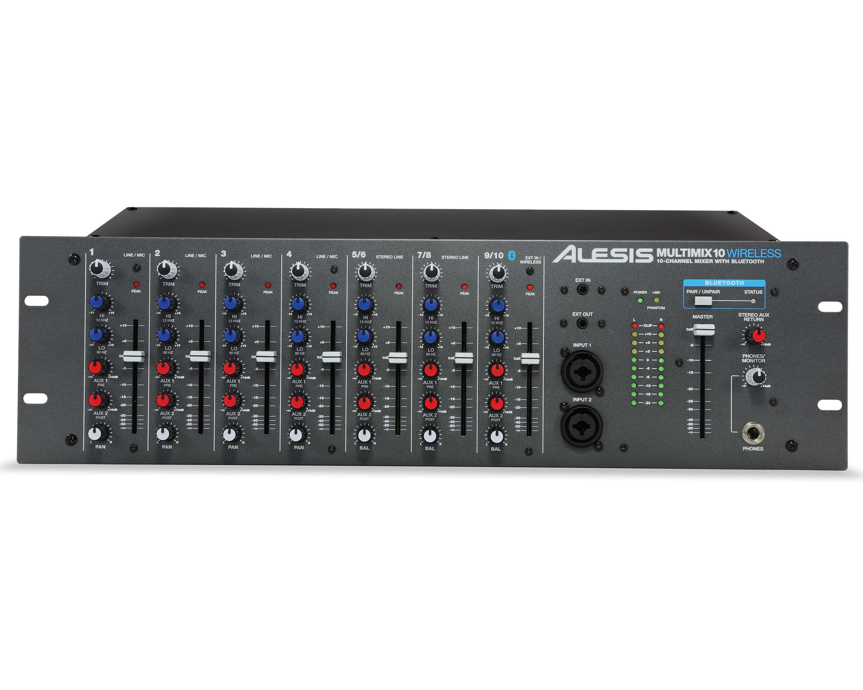 Alesis MULTIMIX 10 WIRELESS 10-Channel Mixer With Bluetooth Wireless