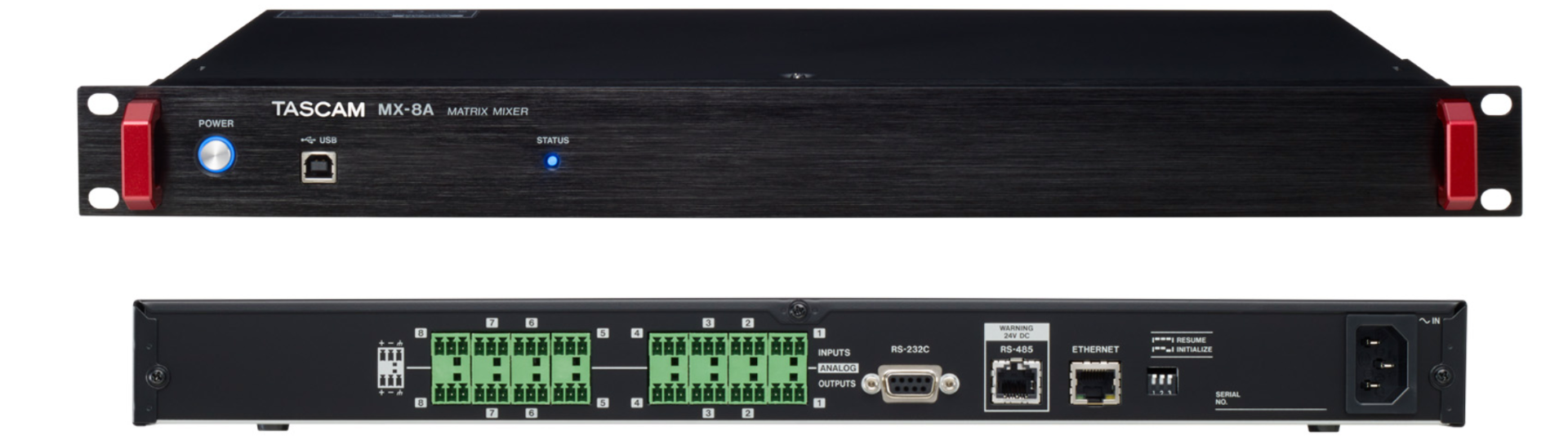 Tascam MX-8A -8 Input /8 Output Matrix Mixer with DSP