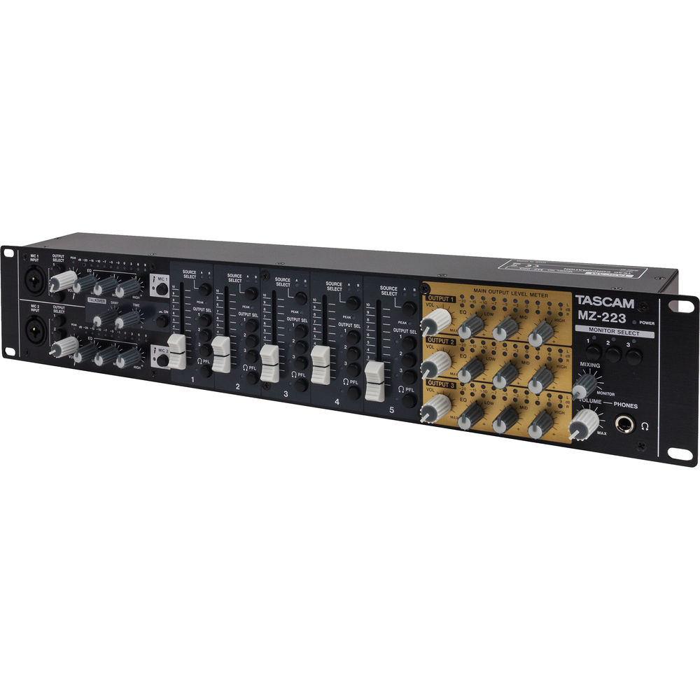 Tascam MZ-223 - Industrial Grade Audio Zone Mixer