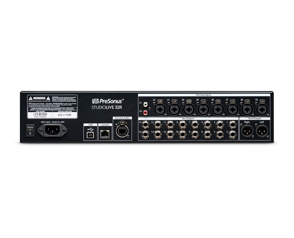 PreSonus StudioLive 32R - Rackmount Digital Mixer