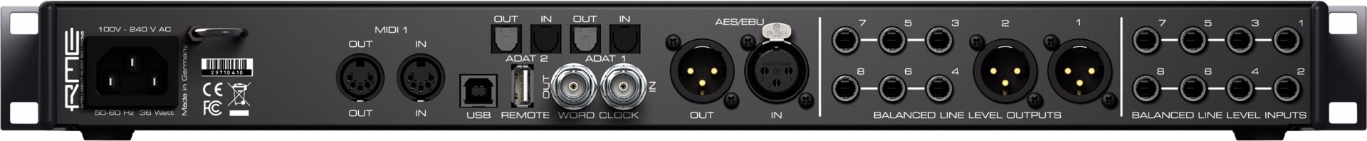 RME Fireface UFX II - USB Flagship Interface