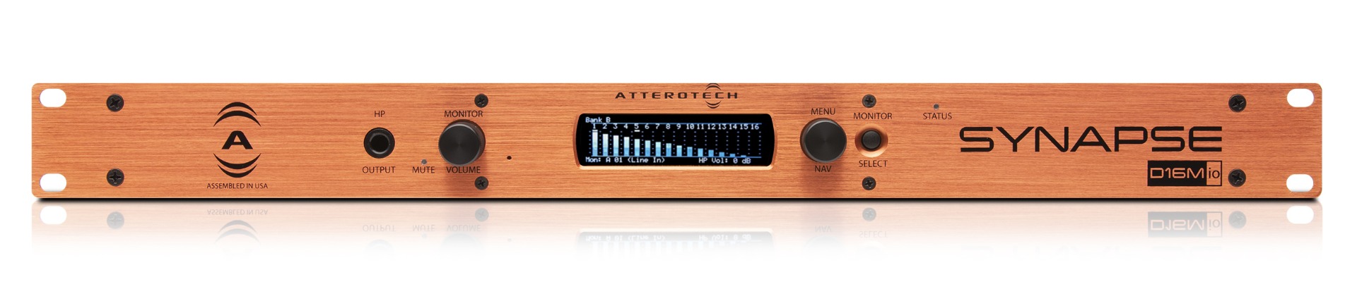 Attero Tech by QSC Synapse D16Mio - Dante/AES67 networked audio interface