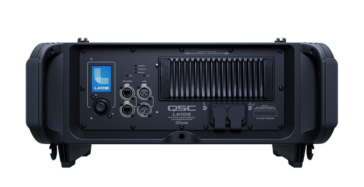 QSC LA108 -1300W 8" Powered Line Array Loudspeaker