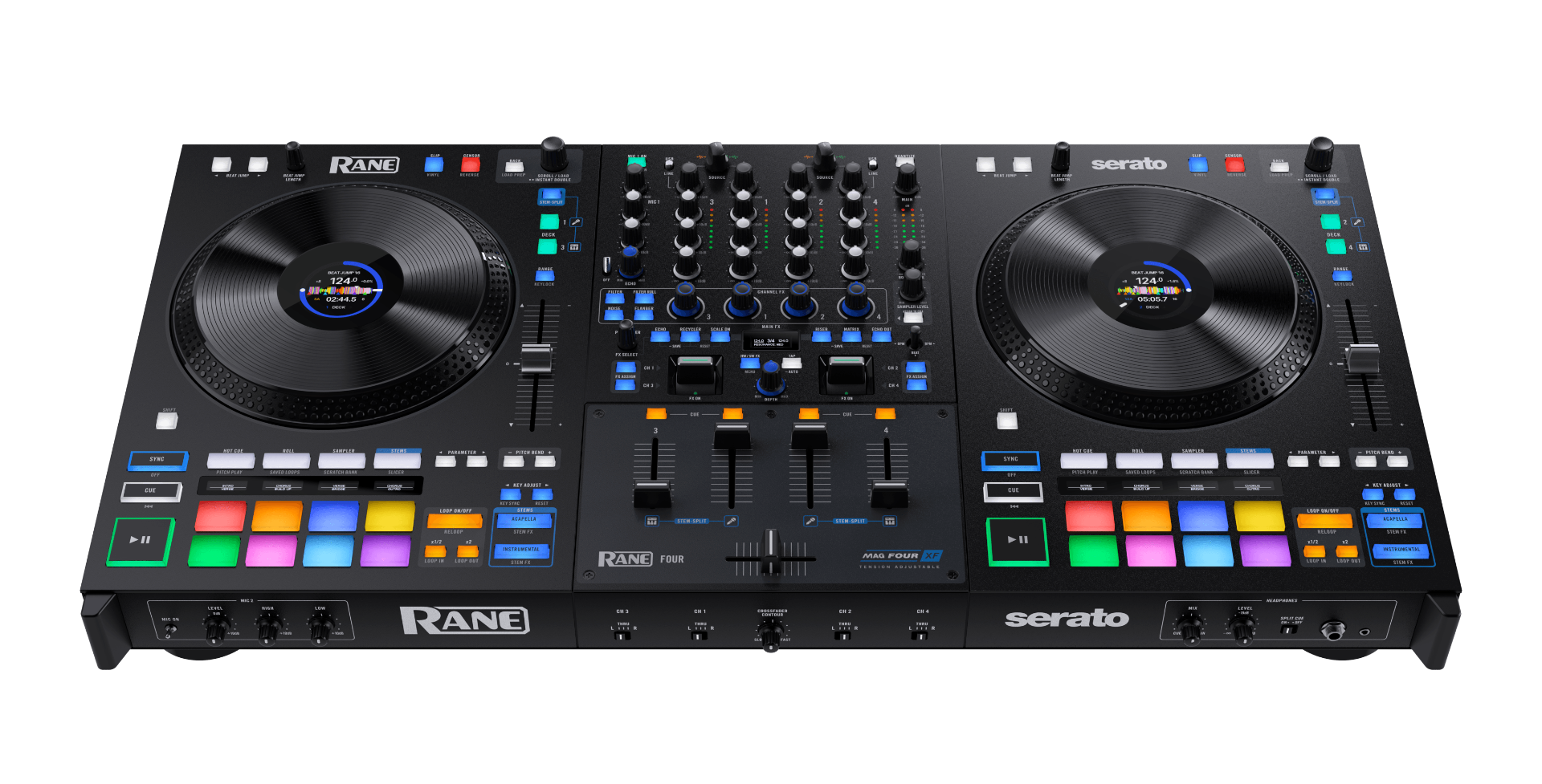 RANE FOUR- 4-Channel Serato Stems DJ Controller