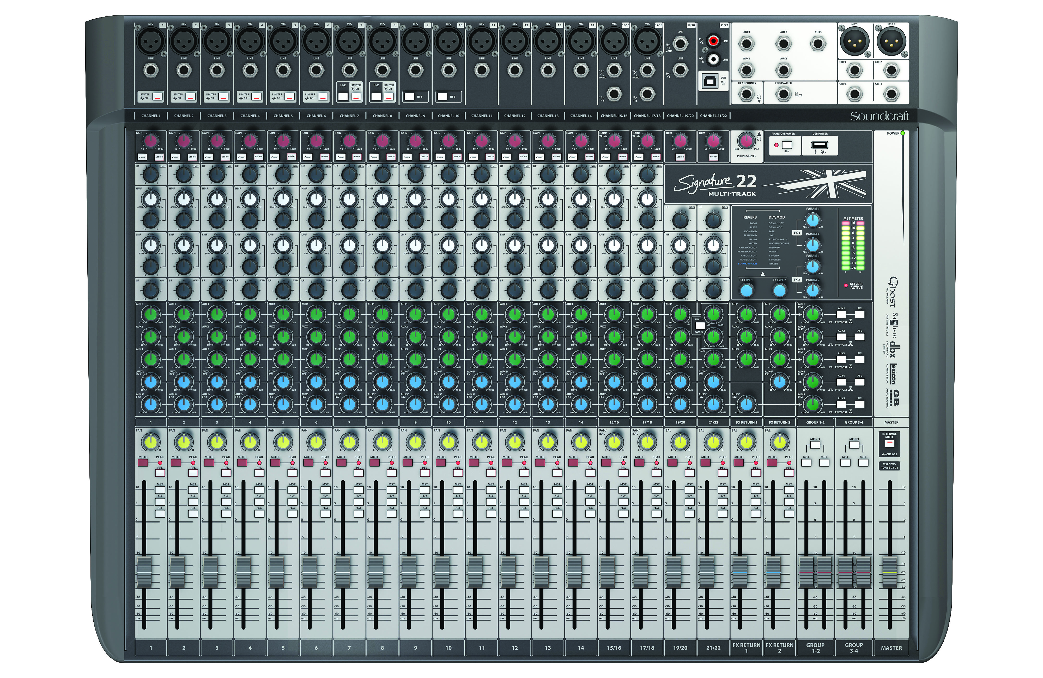 Soundcraft Signature 22 MTK - 22-Channel  Multi-Track Mixer