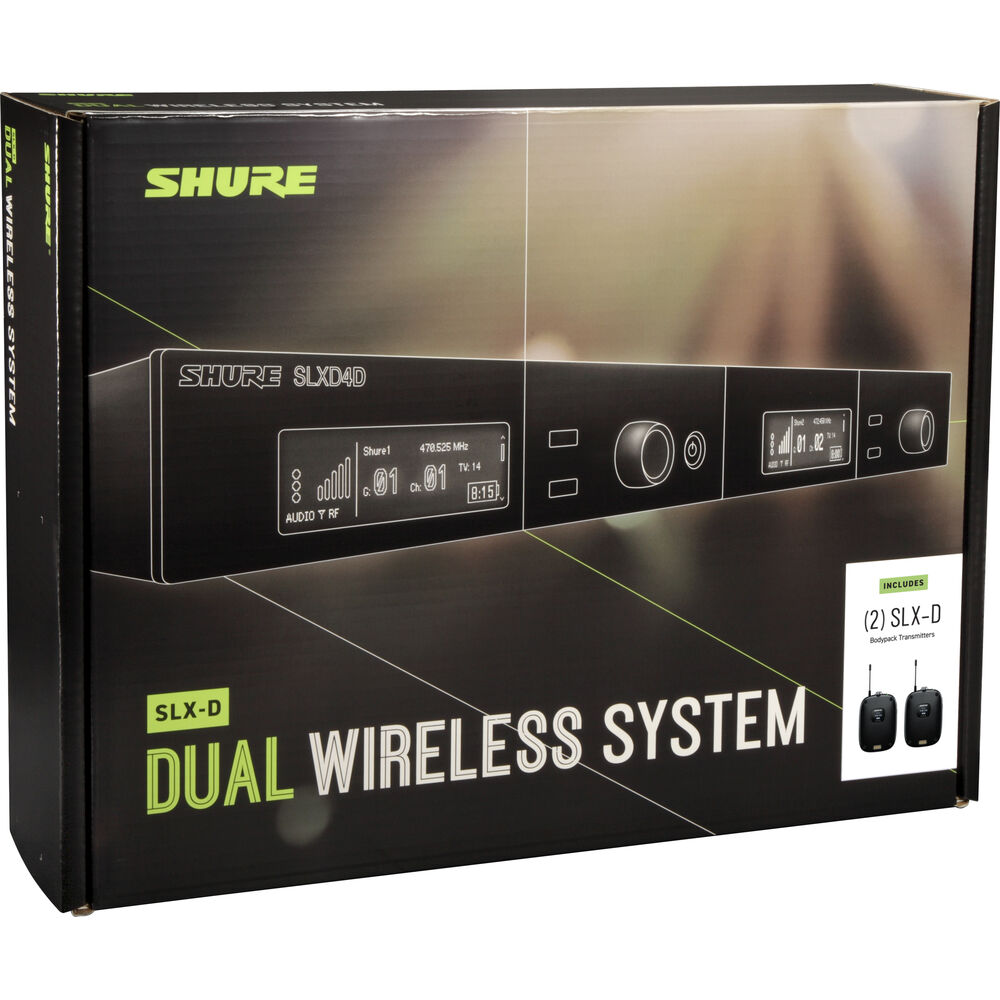 Shure SLXD14D - Dual Wireless Bodypack System