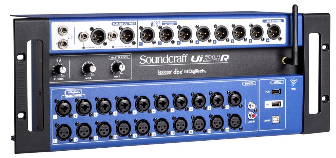 Soundcraft Ui24R- Digital Mixing and Multi-track Recording System