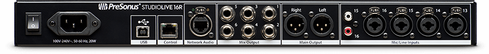 PreSonus StudioLive 16R - Rackmount Digital Mixer