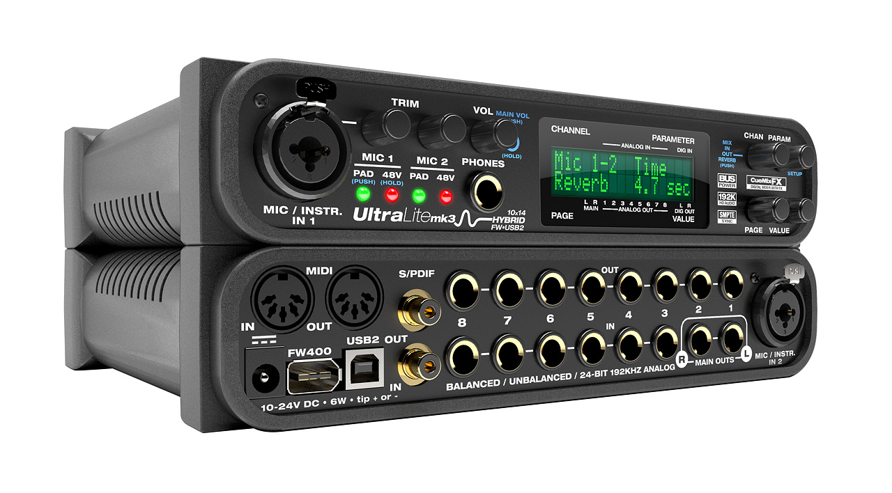 MOTU UltraLite-mk3 Hybrid Mobile FireWire / USB 2.0 Audio Interface