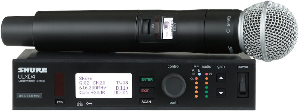 Shure ULXD24/SM58 ULX-D-Digital Handheld Wireless System
