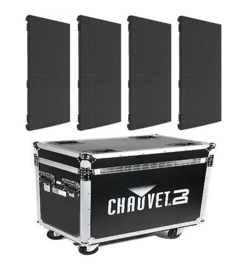 Chauvet Vivid 4 - 4-Pack Modular Video Panel With Road case