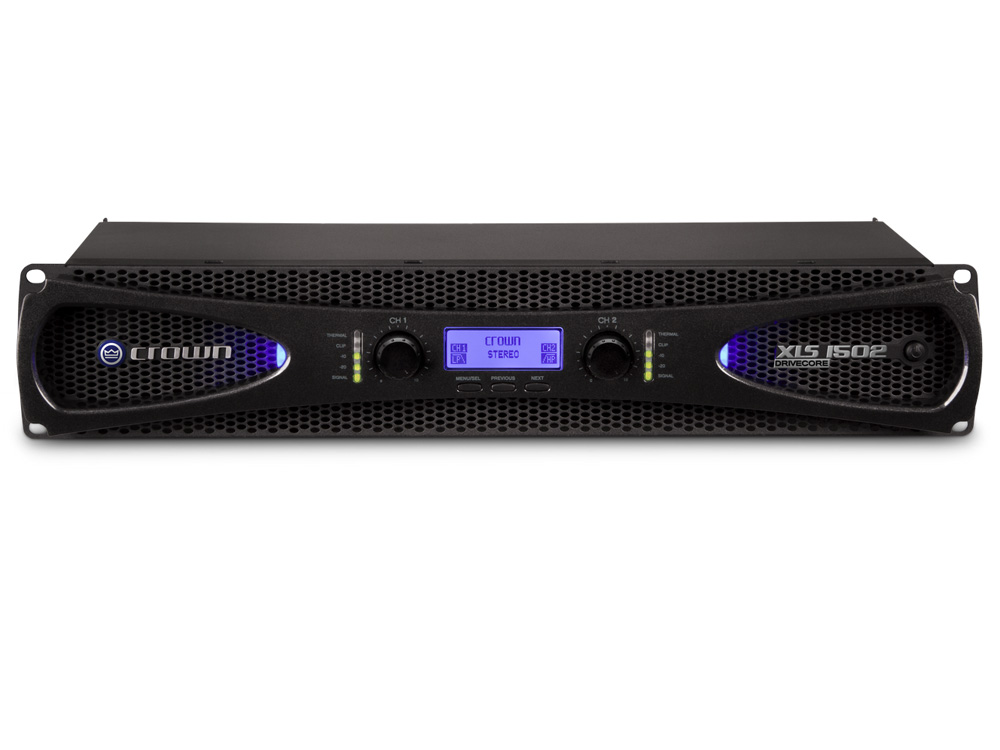 Crown Audio XLS1502 300W DriveCore Stereo Power Amplifier